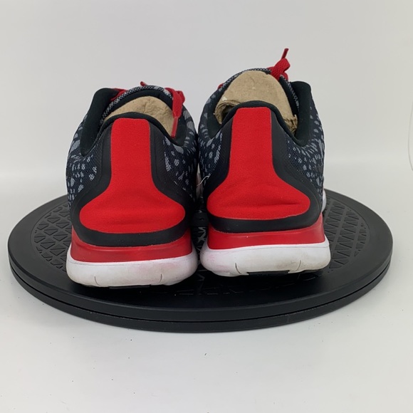 Nike Free 4.0 Print Black/Red/Gray Running Shoes 729818-002 Men's Size 11 - Picture 6 of 14